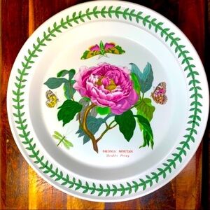Vintage Portmeirion Botanic Garden Dinner Plate Shrubby Peony.